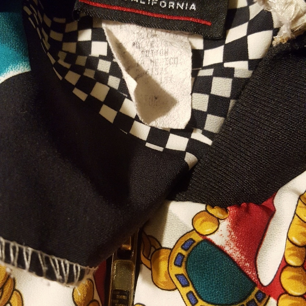 Vtg unisex nylon bomber jacket sz.xl - Picture 4 of 4